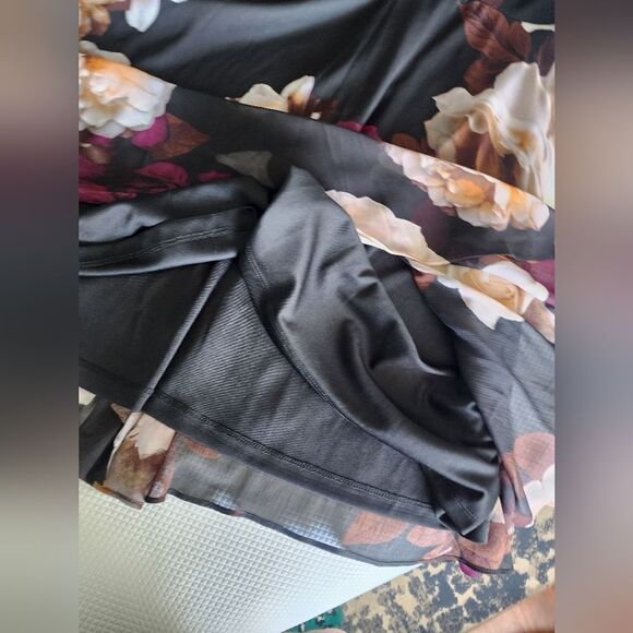 Calvin Klein fit and flare midi dress sheer sleeves lined new with tags size 2 - Picture 13 of 13